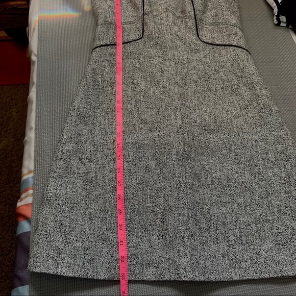 LIKENew White House Black Market Gray Casual Dress - Picture 11 of 14